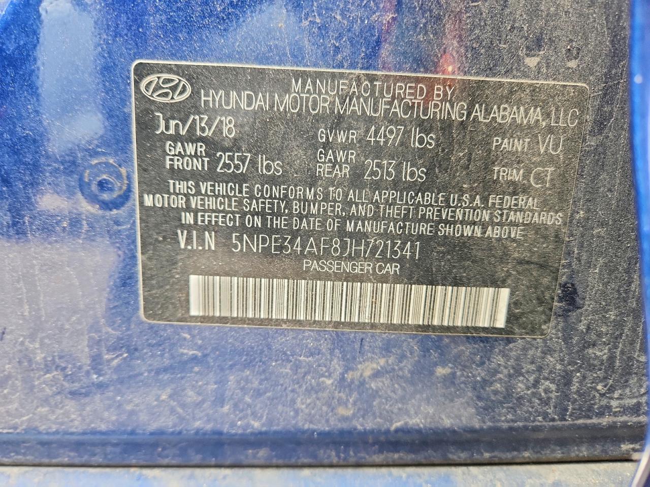 2018 HYUNDAI SONATA SPORT+ photo 23