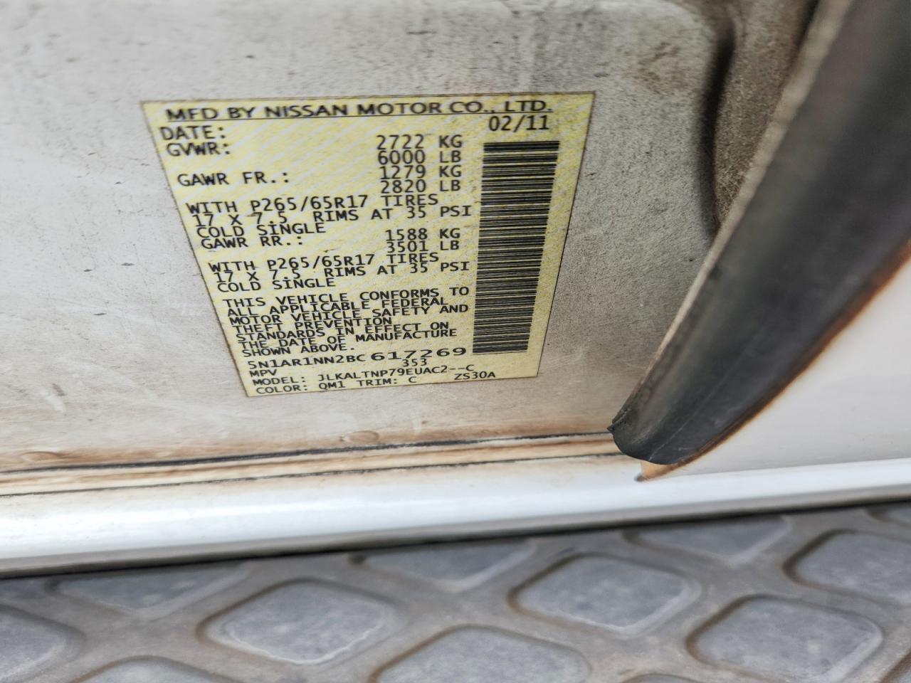 2011 NISSAN PATHFINDER S photo 37
