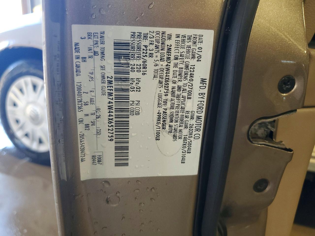 2004 MERCURY GRAND MARQUIS GS photo 23
