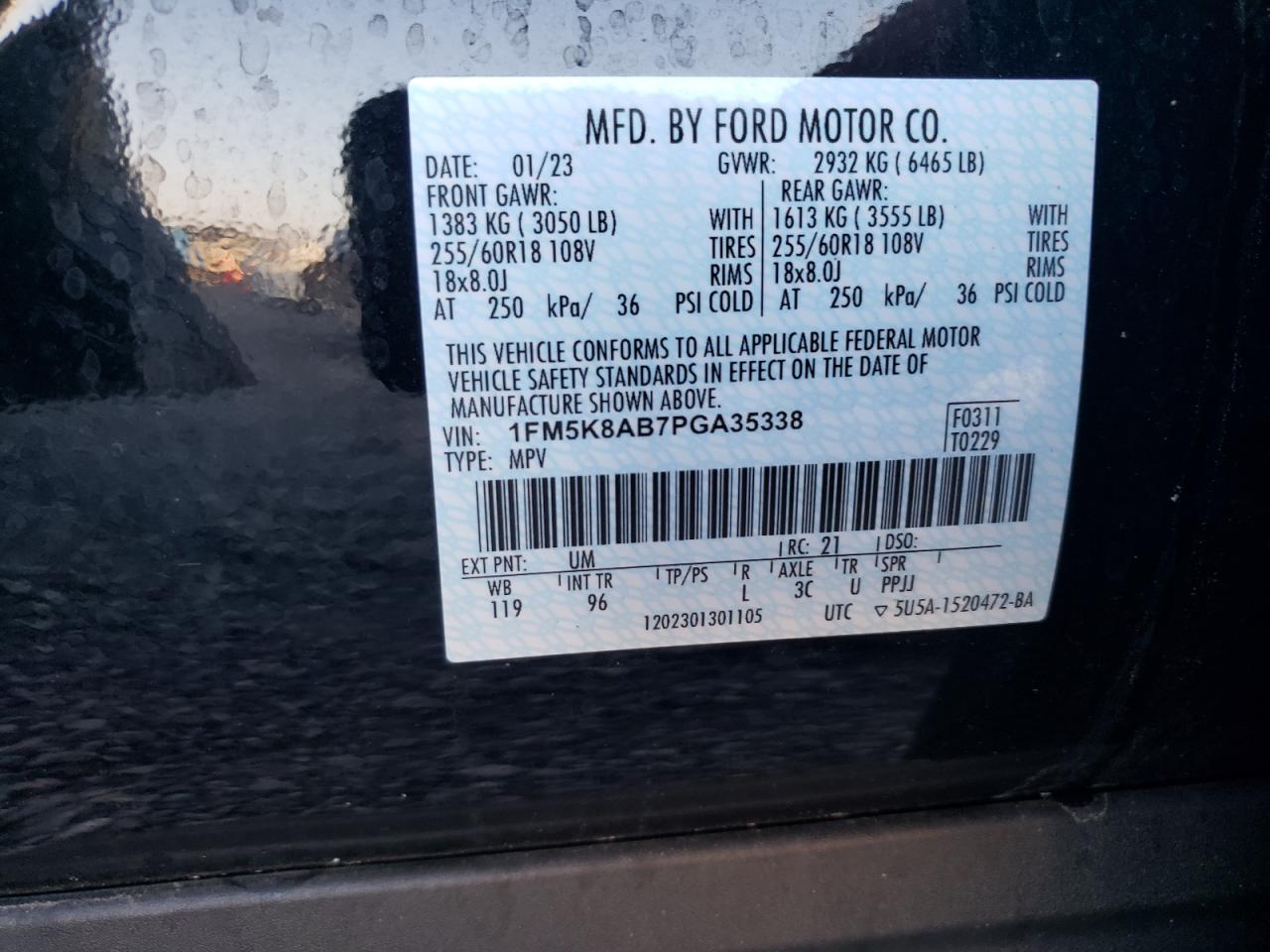 2023 FORD EXPLORER POLICE INTERCEPTOR photo 14