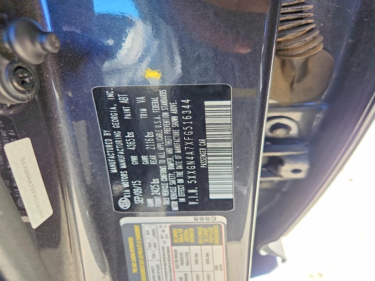 2015 KIA OPTIMA EX photo 12
