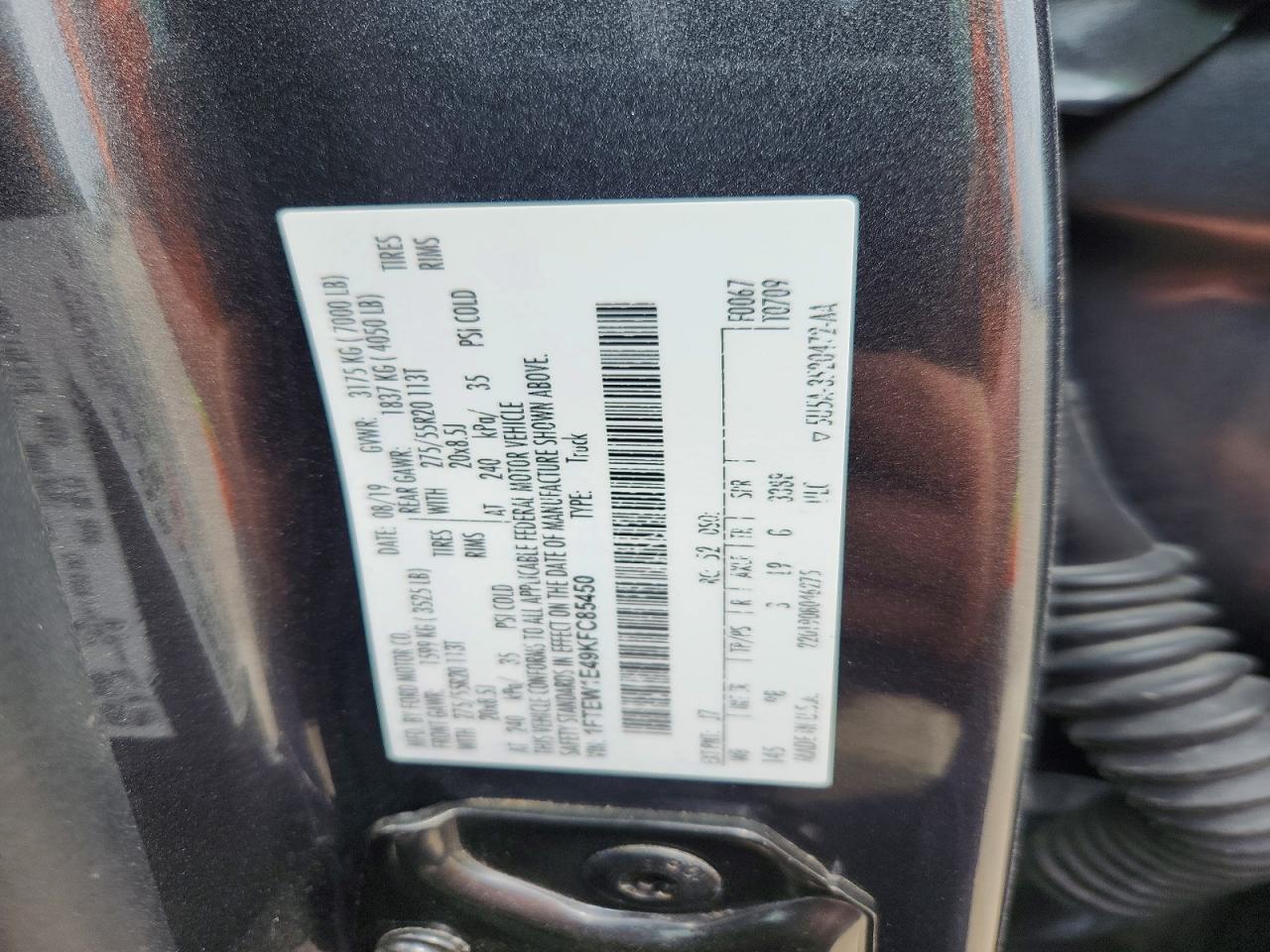 2019 FORD F150 SUPERCREW photo 23