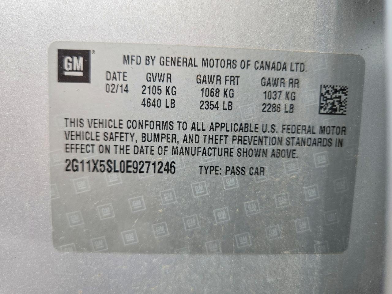 2014 CHEVROLET IMPALA LS photo 25