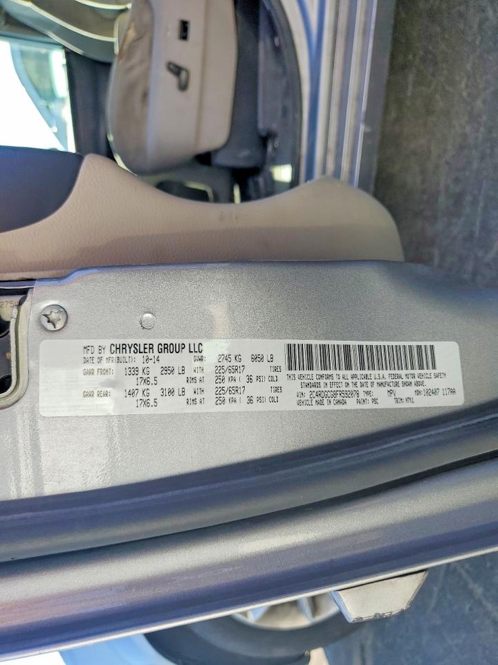 2015 DODGE GRAND CARAVAN SXT photo 25
