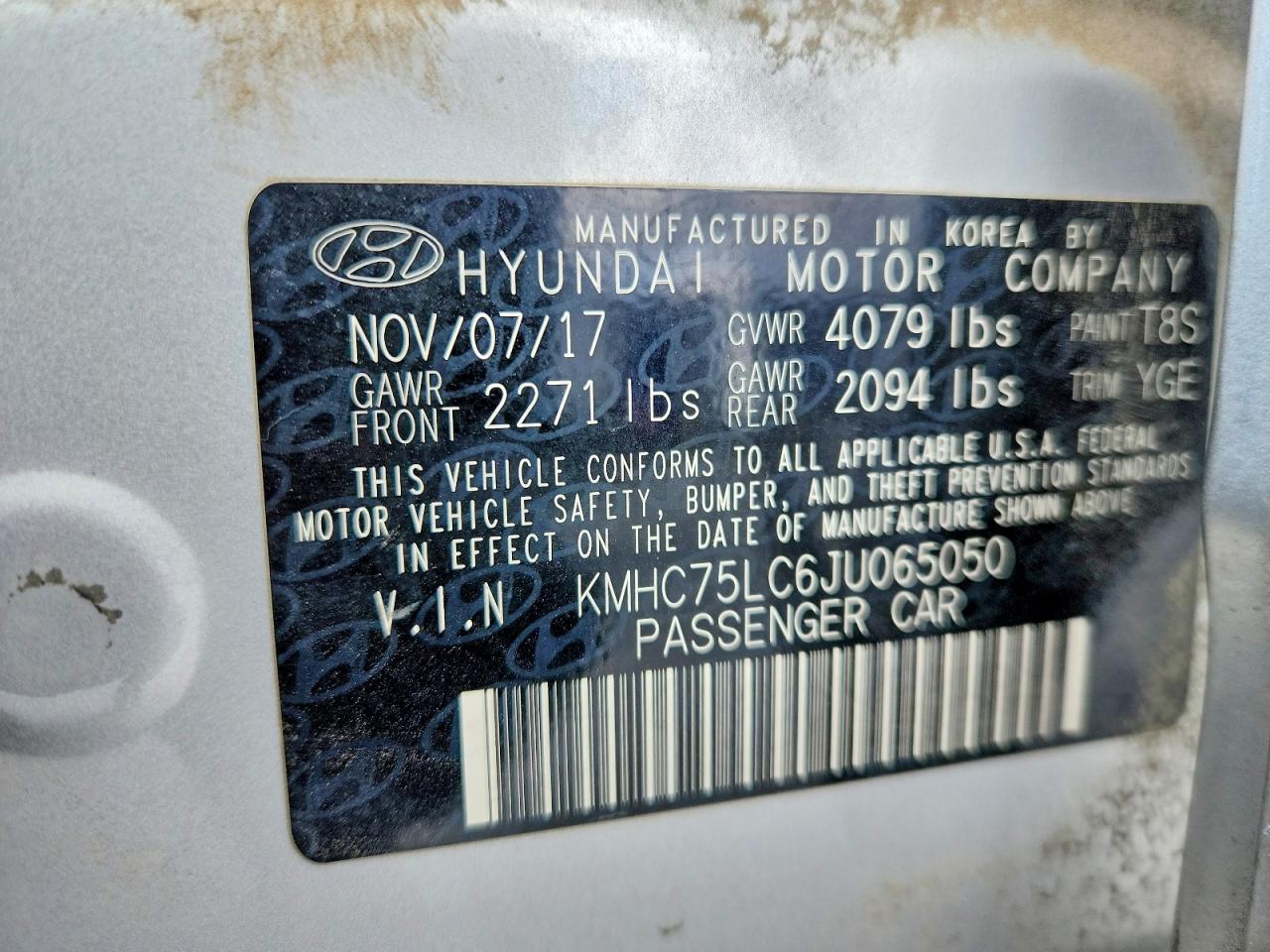 2018 HYUNDAI IONIQ SEL photo 13