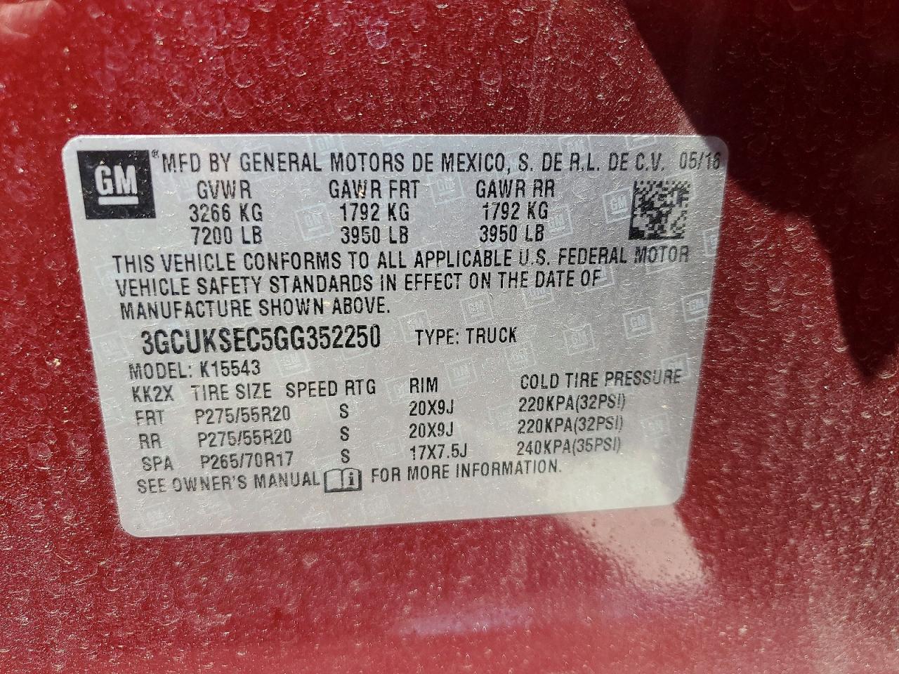 2016 CHEVROLET SILVERADO K1500 LTZ photo 37