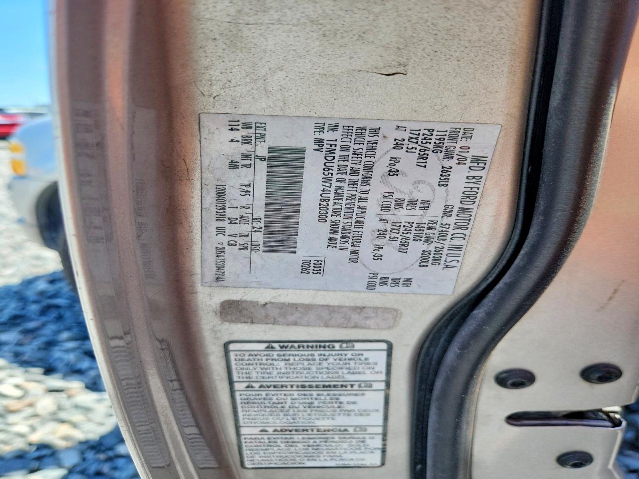 2004 FORD EXPLORER LIMITED photo 25