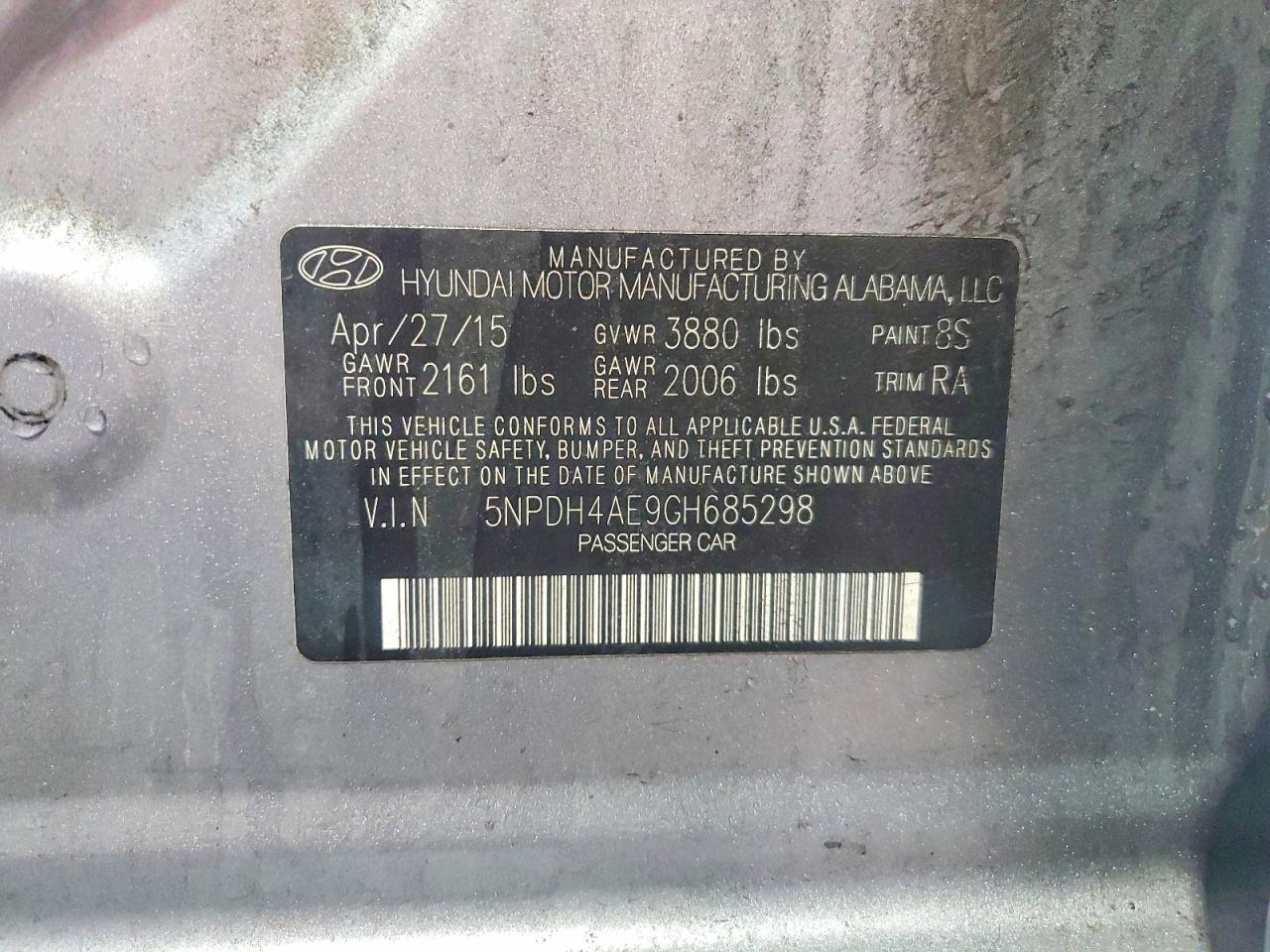 2016 HYUNDAI ELANTRA SE photo 23