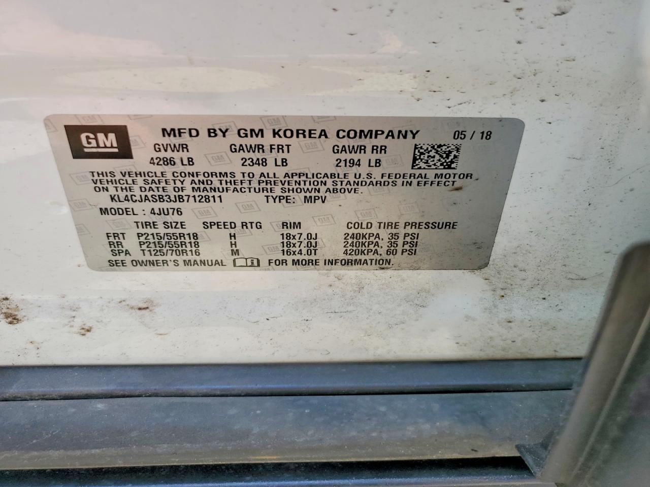 2018 BUICK ENCORE PREFERRED photo 25