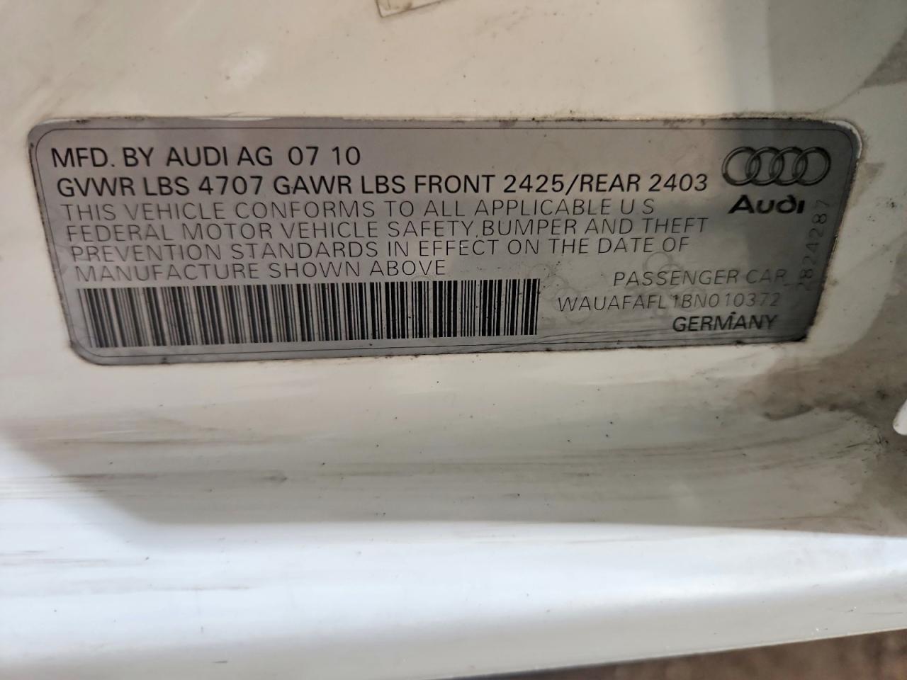 2011 AUDI A4 PREMIUM photo 23