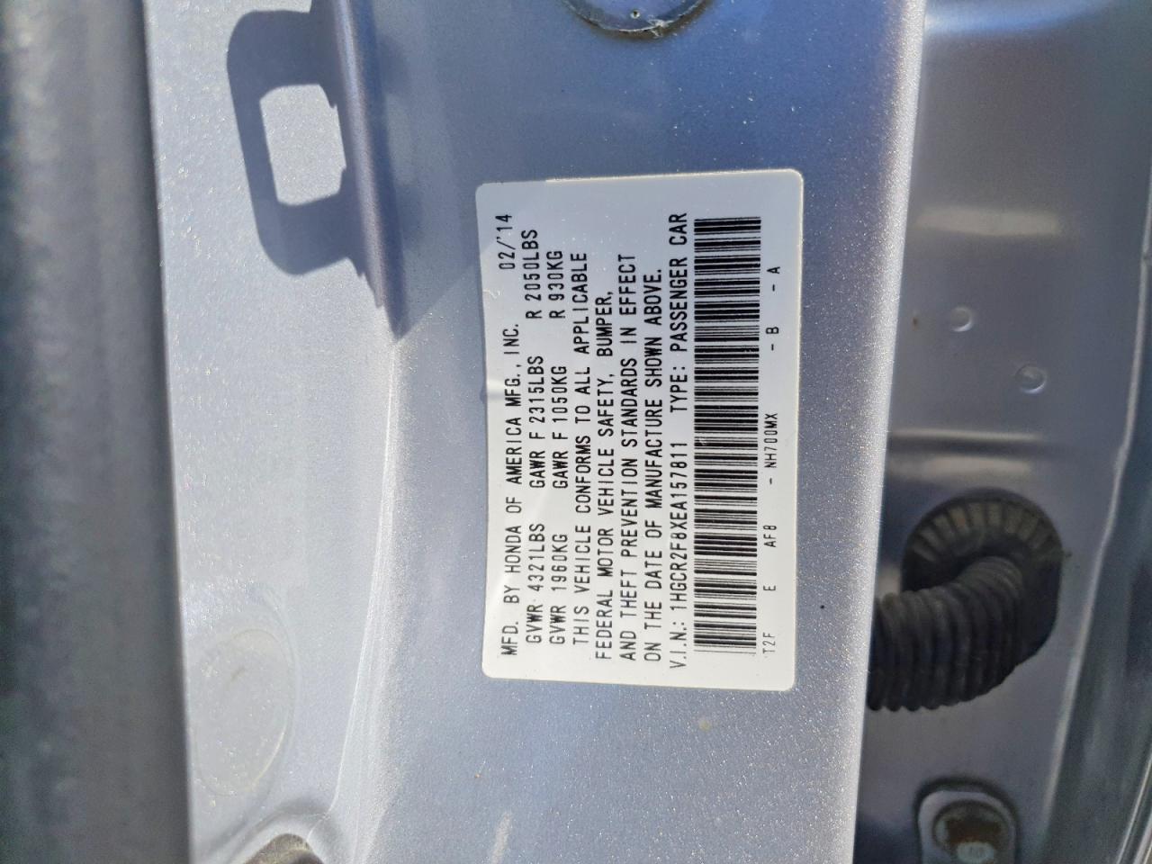 2014 HONDA ACCORD EXL photo 23