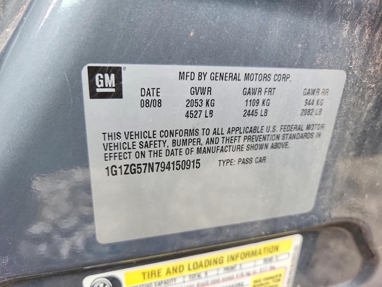 2009 CHEVROLET MALIBU LS photo 23