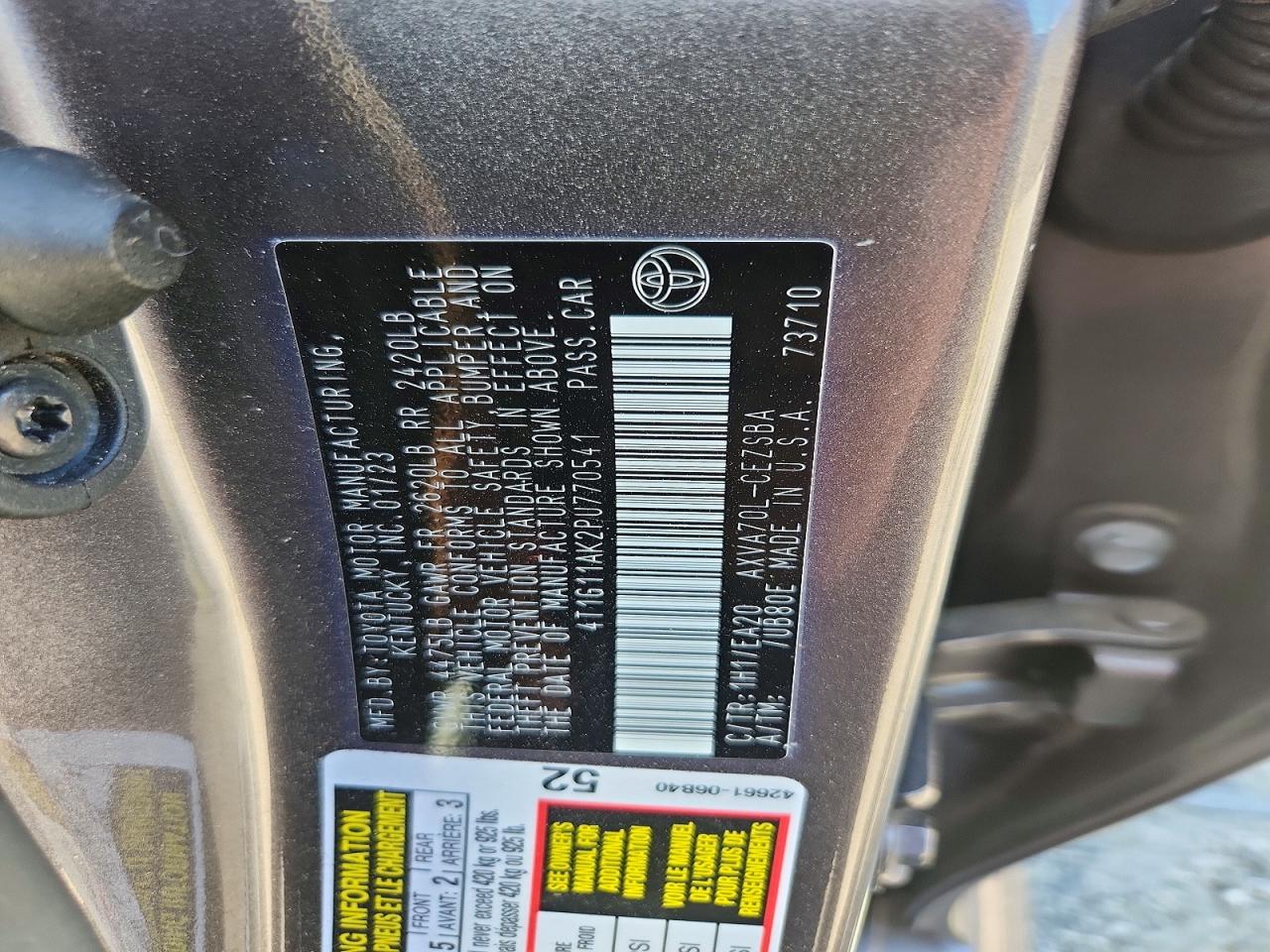 2023 TOYOTA CAMRY SE photo 23