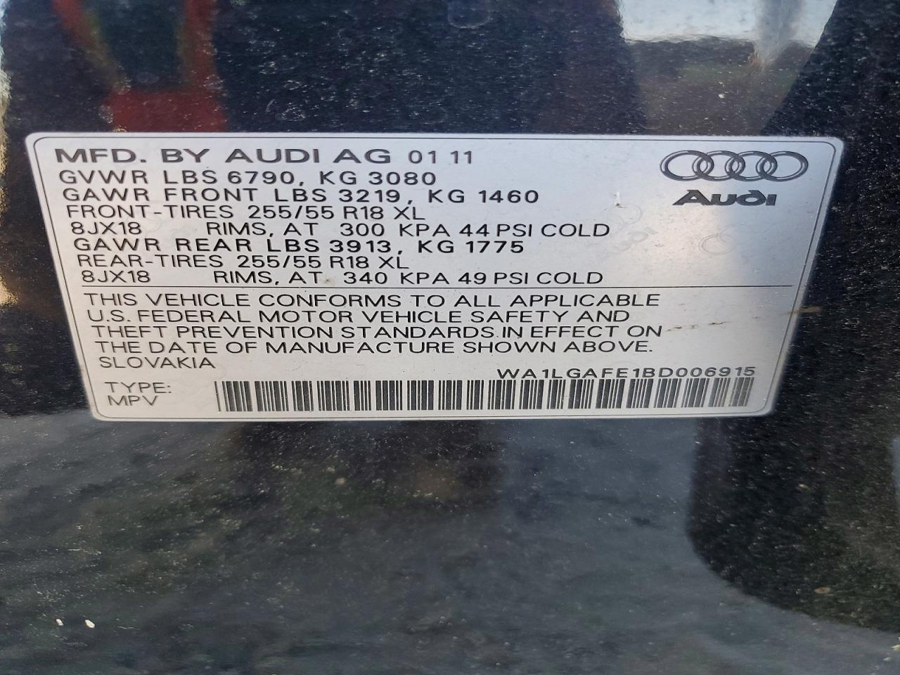 2011 AUDI Q7 PREMIUM PLUS photo 37