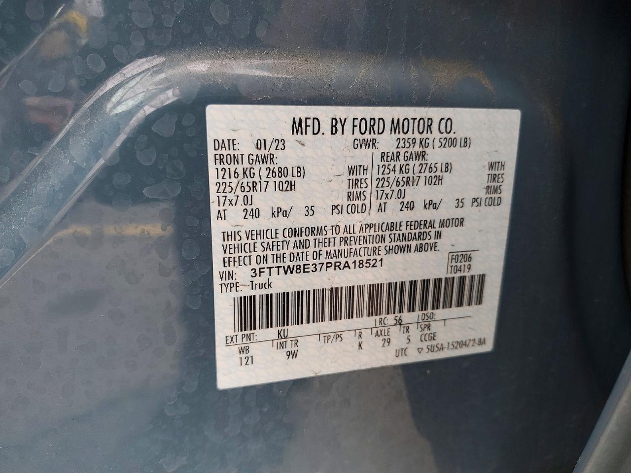 2023 FORD MAVERICK XL photo 12