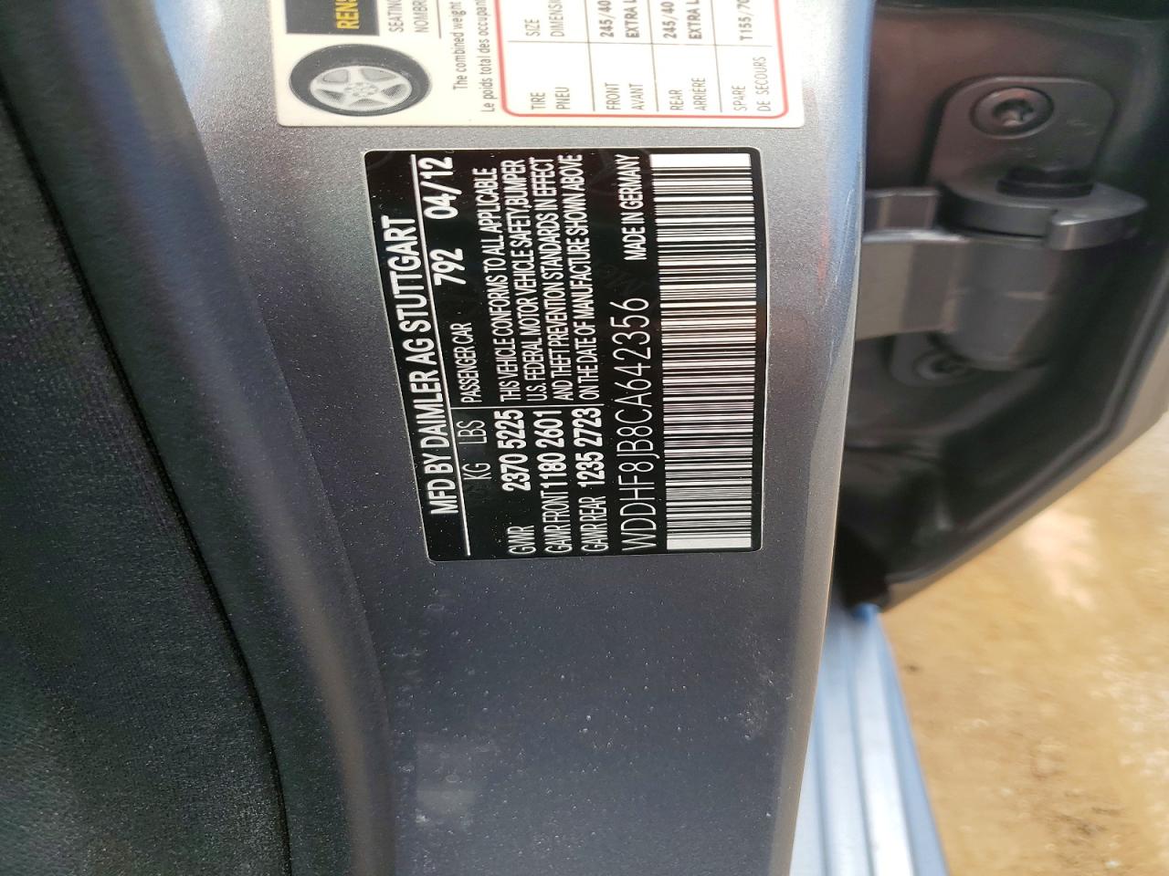 2012 MERCEDES-BENZ E 350 4MATIC photo 12