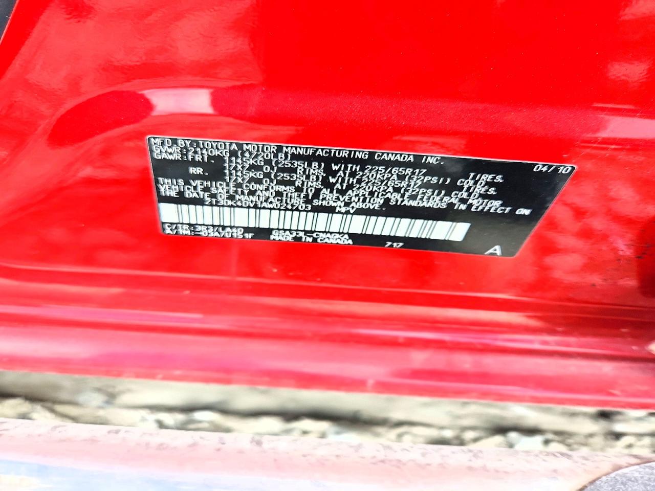 2010 TOYOTA RAV4 LIMITED photo 37