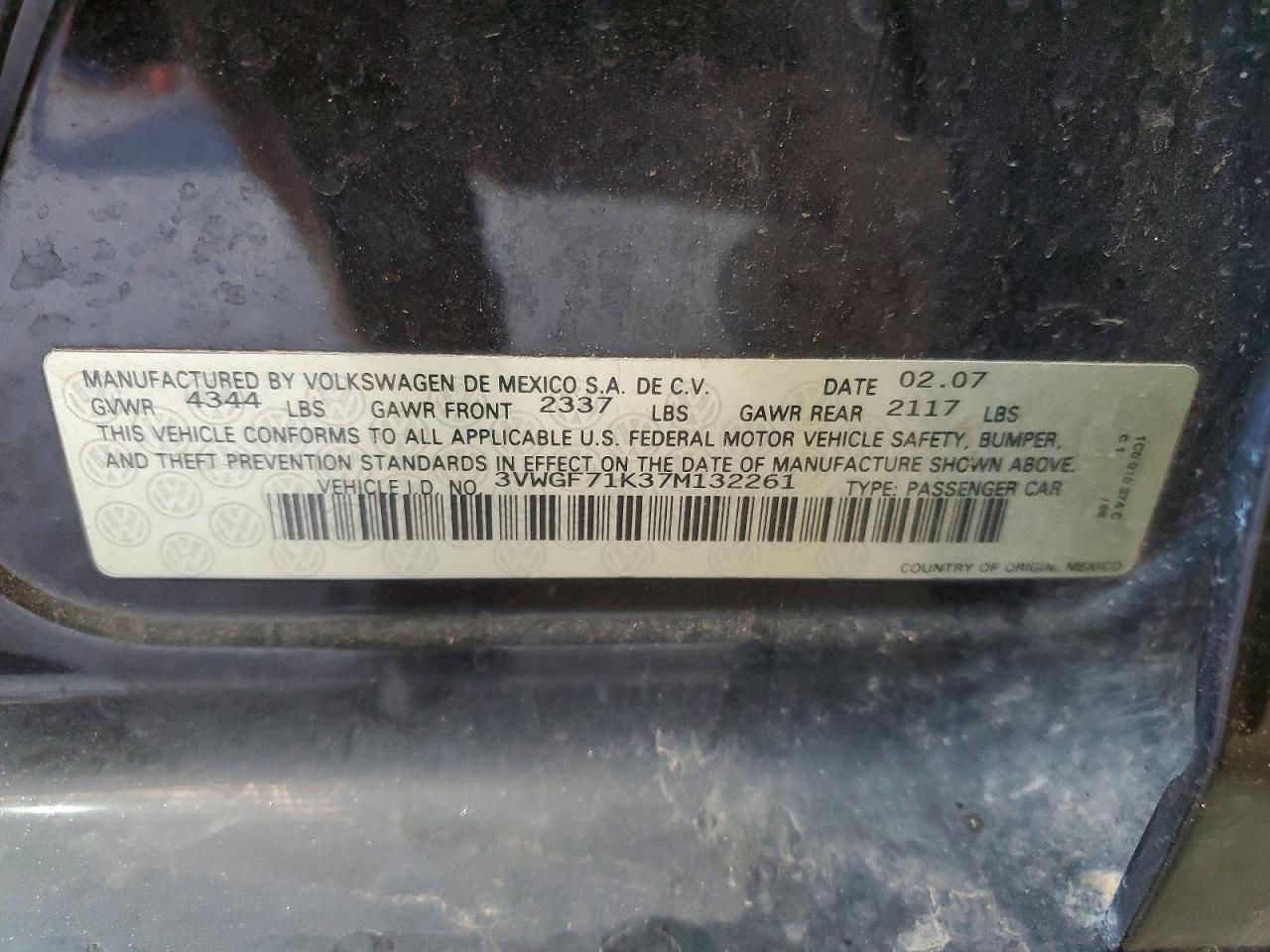 2007 VOLKSWAGEN JETTA photo 37