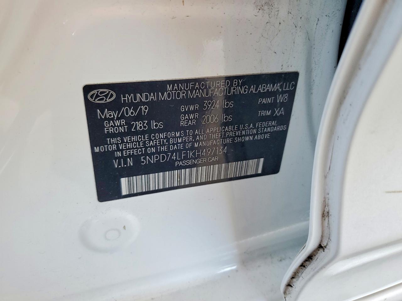 2019 HYUNDAI ELANTRA SE photo 23