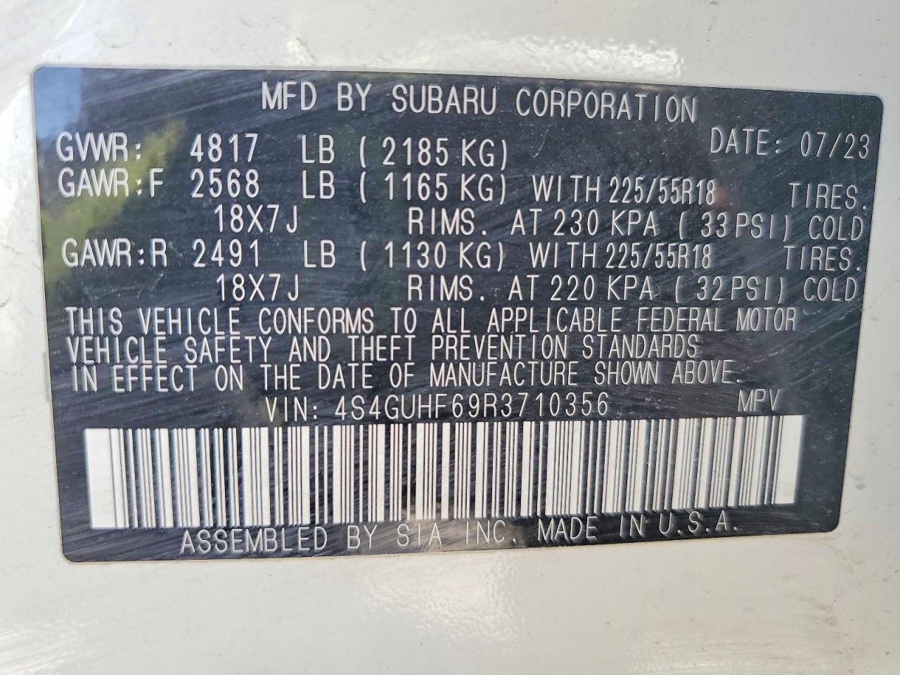 2024 SUBARU CROSSTREK SPORT photo 14