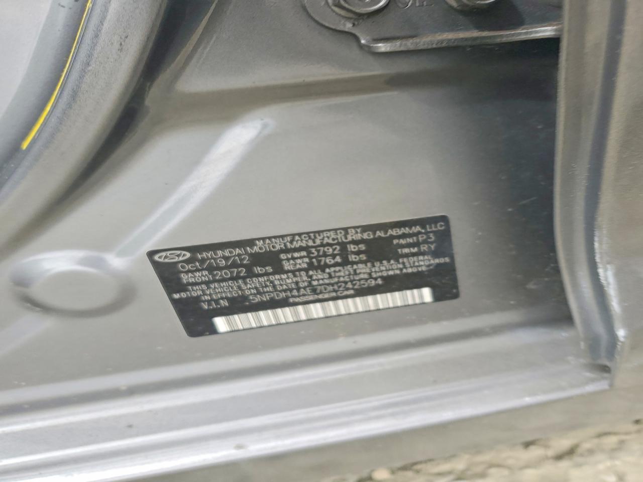 2013 HYUNDAI ELANTRA LIMITED photo 34