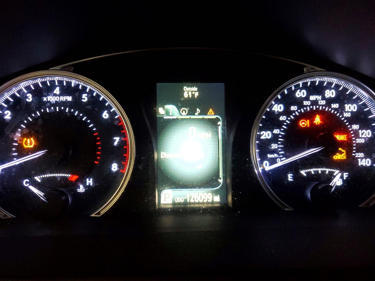 2015 TOYOTA CAMRY XLE V6 photo 9