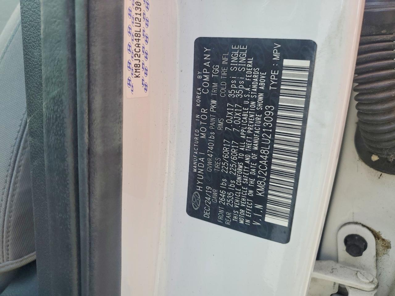 2020 HYUNDAI TUCSON SE photo 37