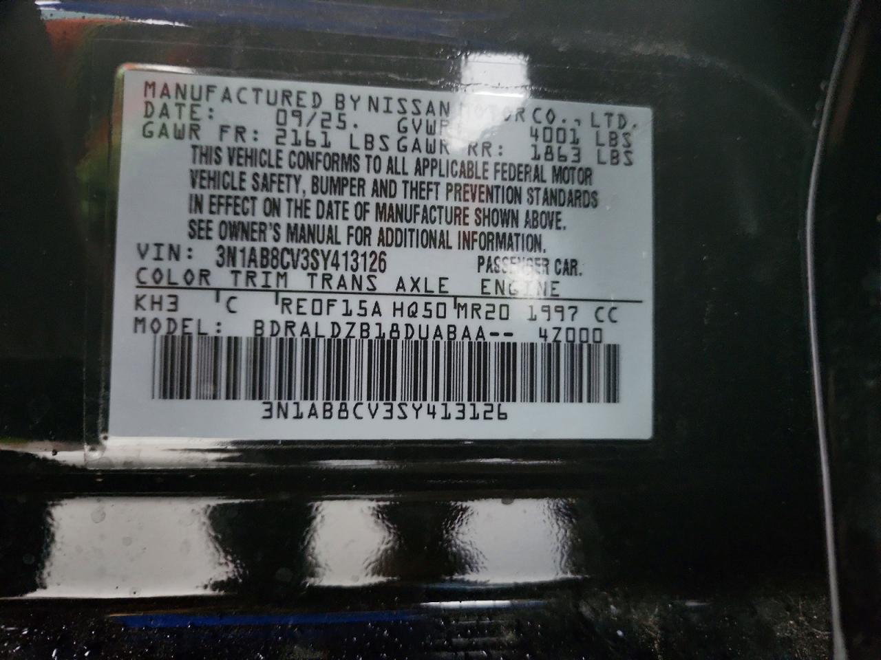 2025 NISSAN SENTRA SV photo 23