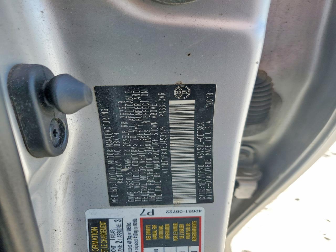 2014 TOYOTA CAMRY SE photo 12