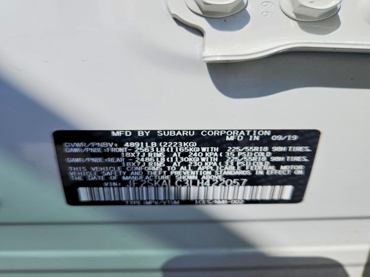 2020 SUBARU FORESTER SPORT photo 37