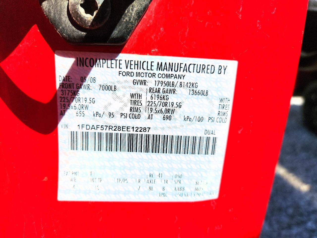 2008 FORD F550 SUPER DUTY DUMP TRUCK photo 23