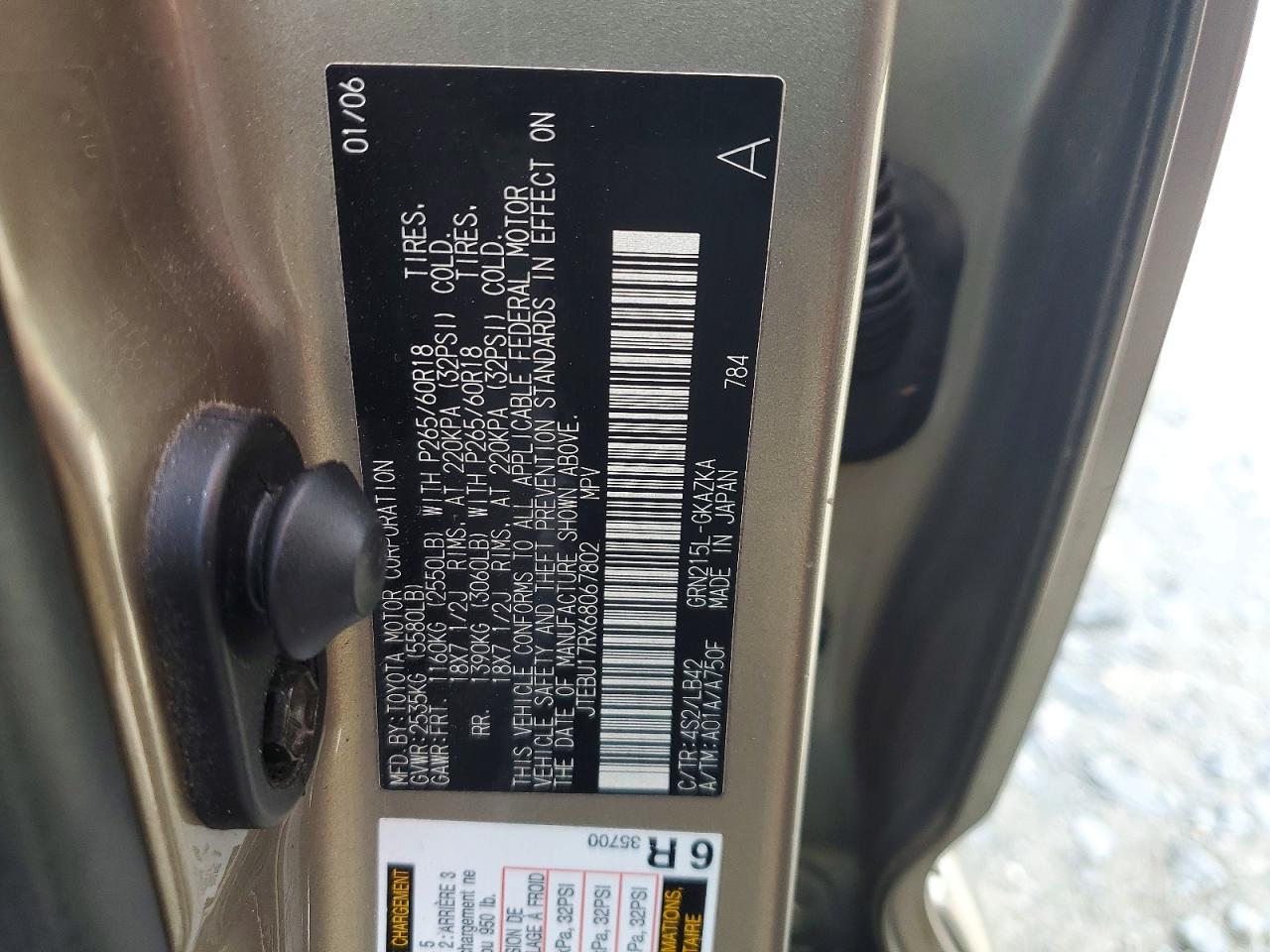 2006 TOYOTA 4RUNNER LIMITED photo 25