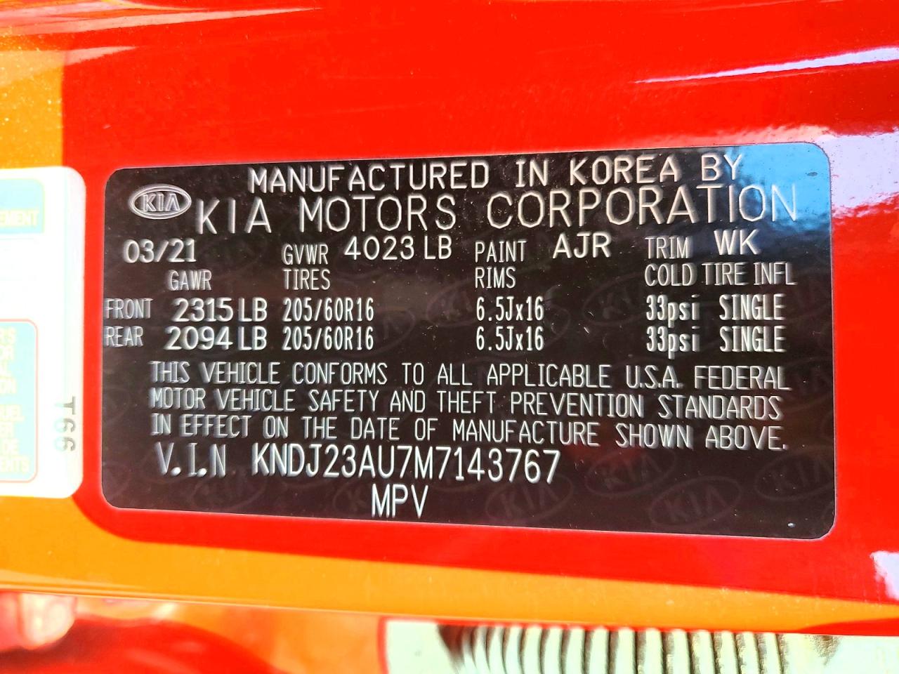 2021 KIA SOUL LX photo 34
