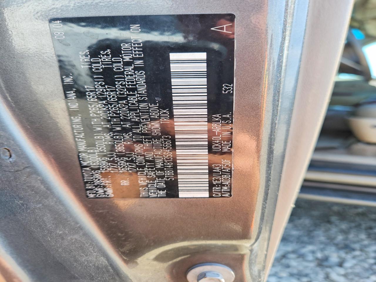 2005 TOYOTA TUNDRA photo 23