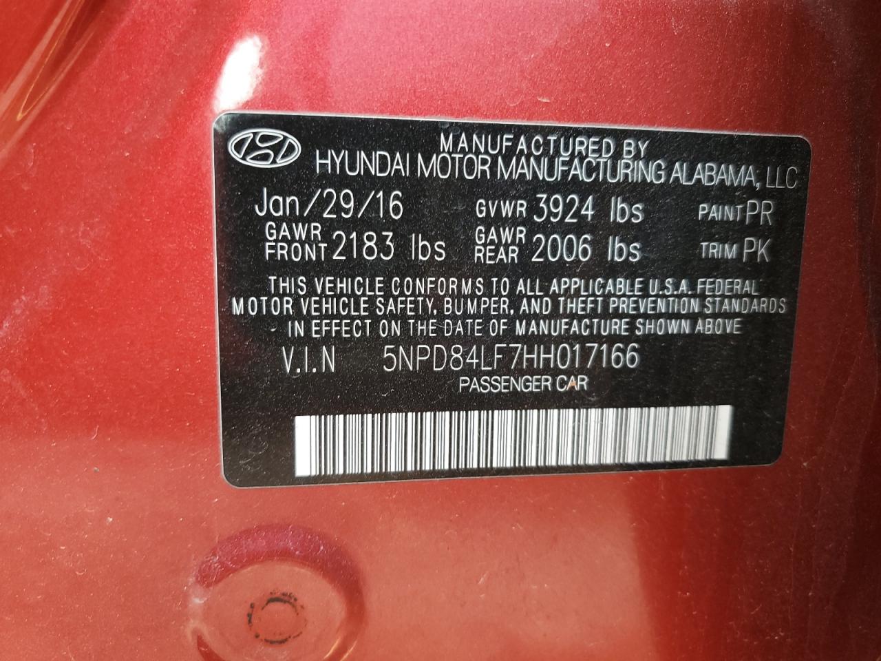 2017 HYUNDAI ELANTRA SE photo 44