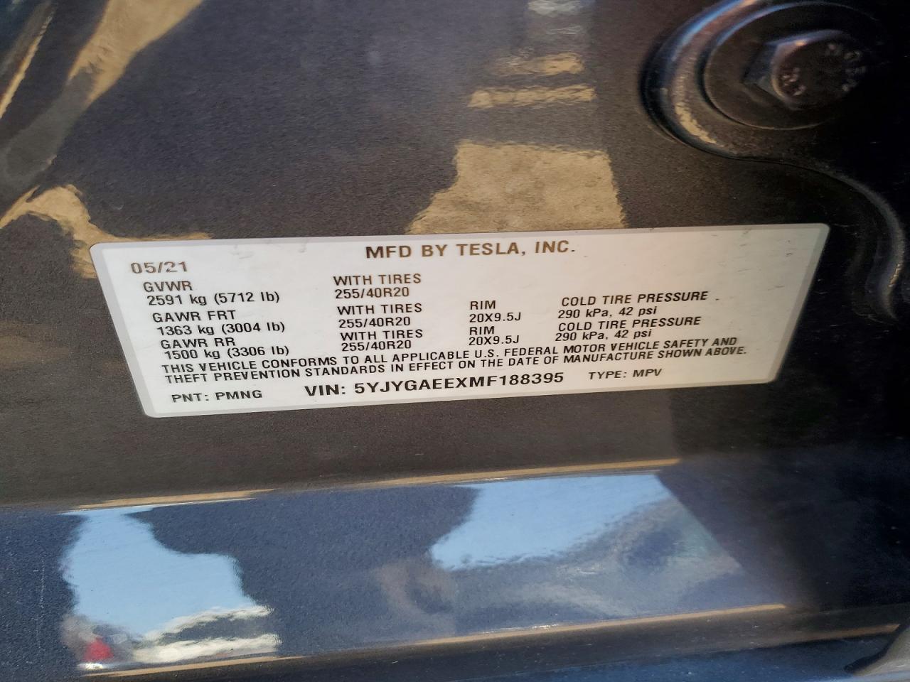 2021 TESLA MODEL Y photo 34