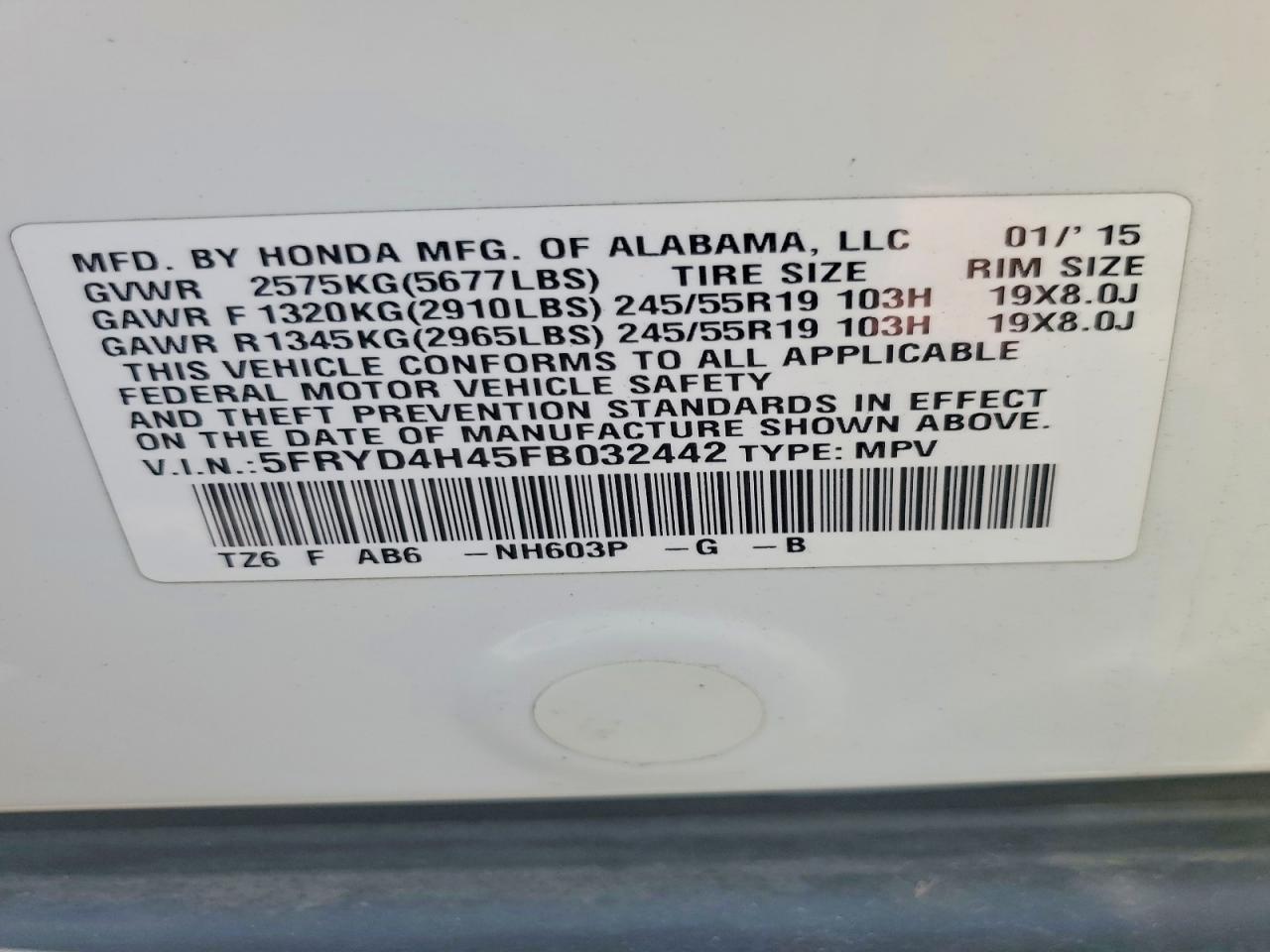 2015 ACURA MDX TECHNOLOGY photo 37