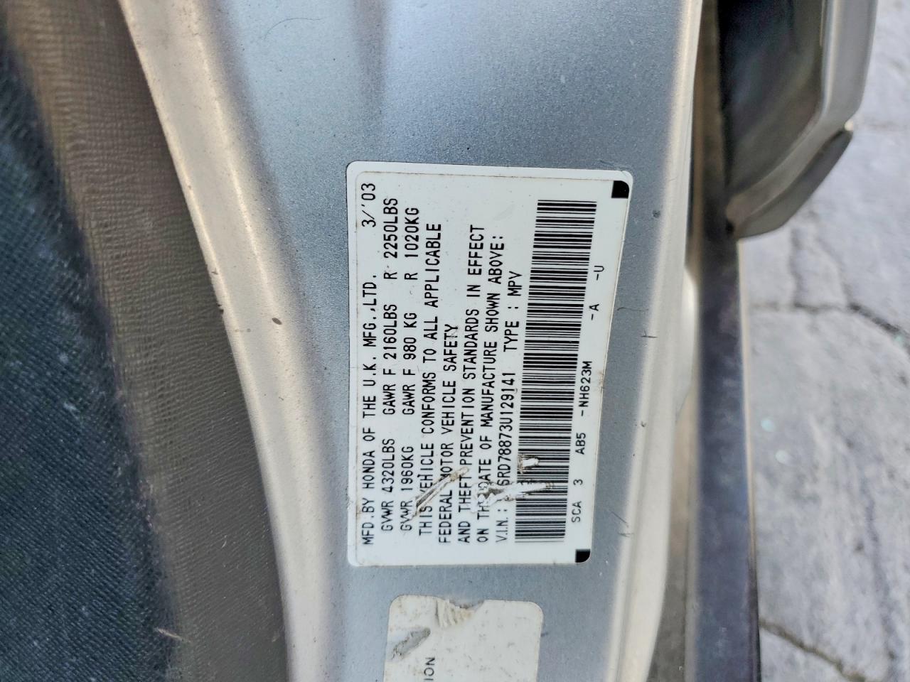 2003 HONDA CR-V EX photo 37