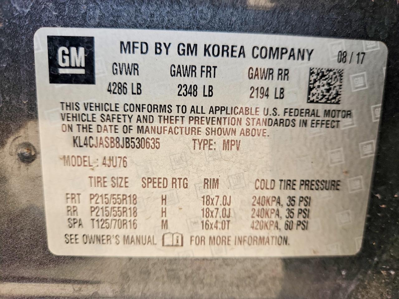 2018 BUICK ENCORE PREFERRED photo 25