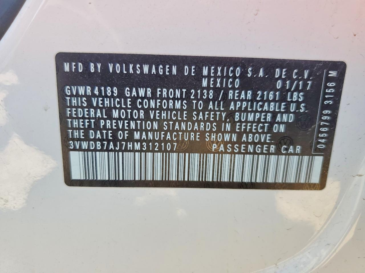 2017 VOLKSWAGEN JETTA SE photo 25