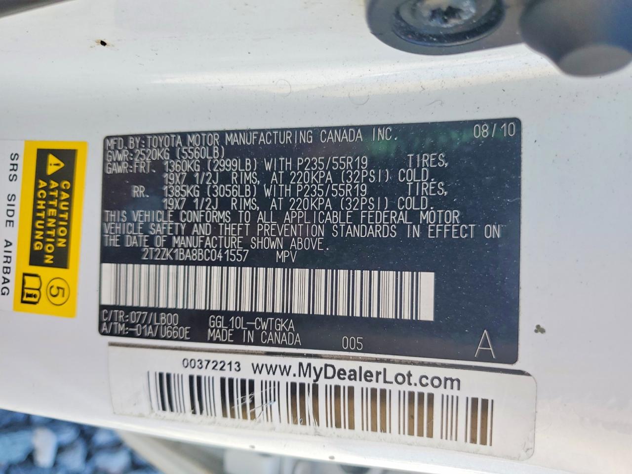 2011 LEXUS RX 350 photo 25