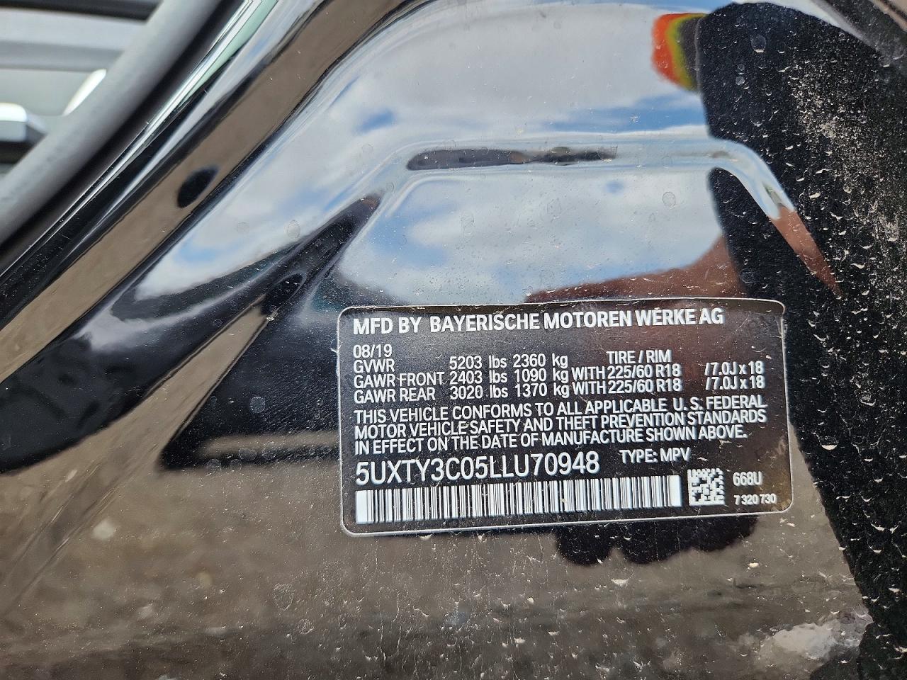 2020 BMW X3 SDRIVE30I photo 37