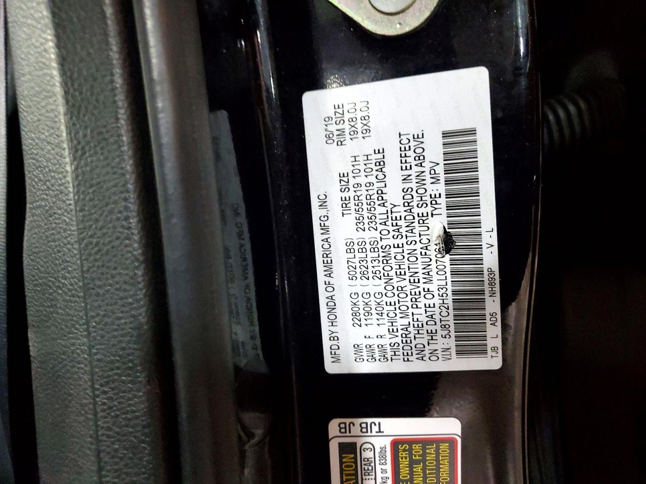 2020 ACURA RDX TECHNOLOGY photo 12
