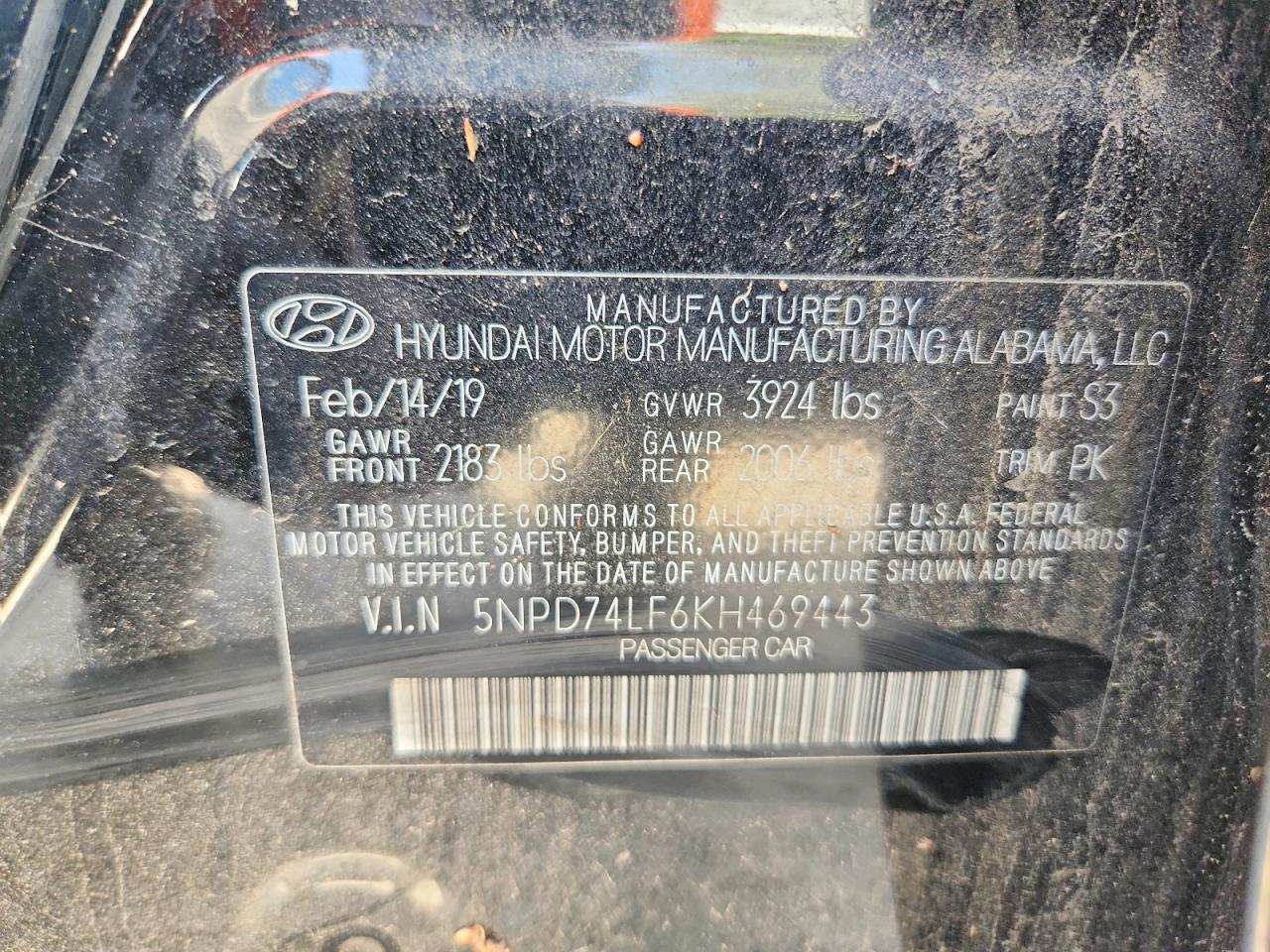 2019 HYUNDAI ELANTRA SE photo 23