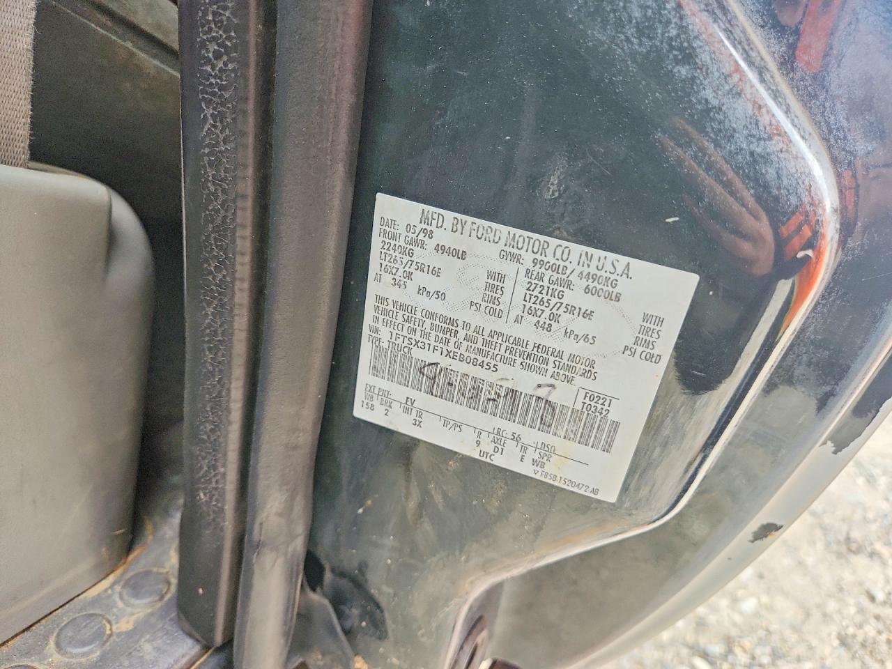 1999 FORD F350 SUPER DUTY photo 14
