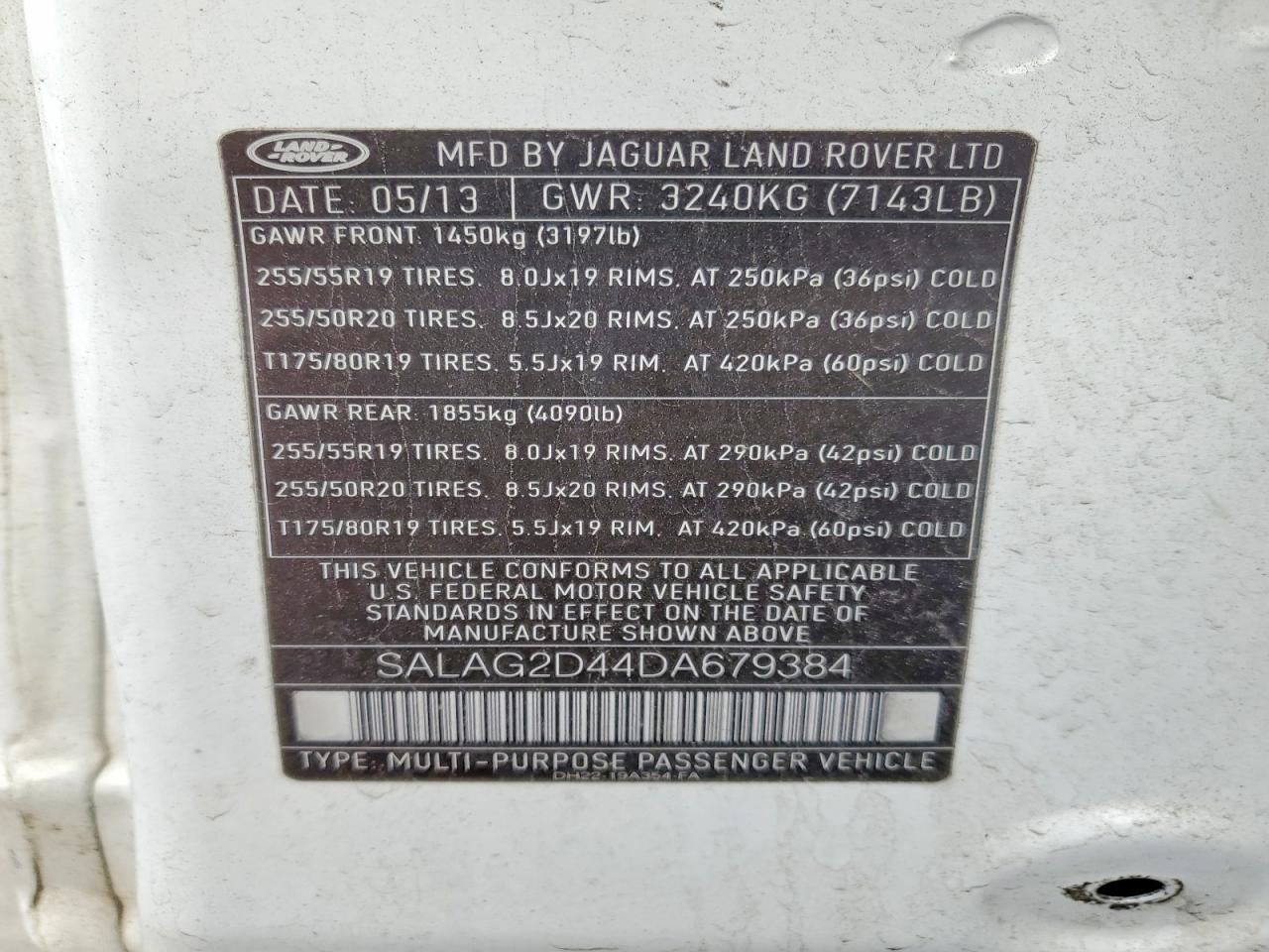 2013 LAND ROVER LR4 HSE photo 34