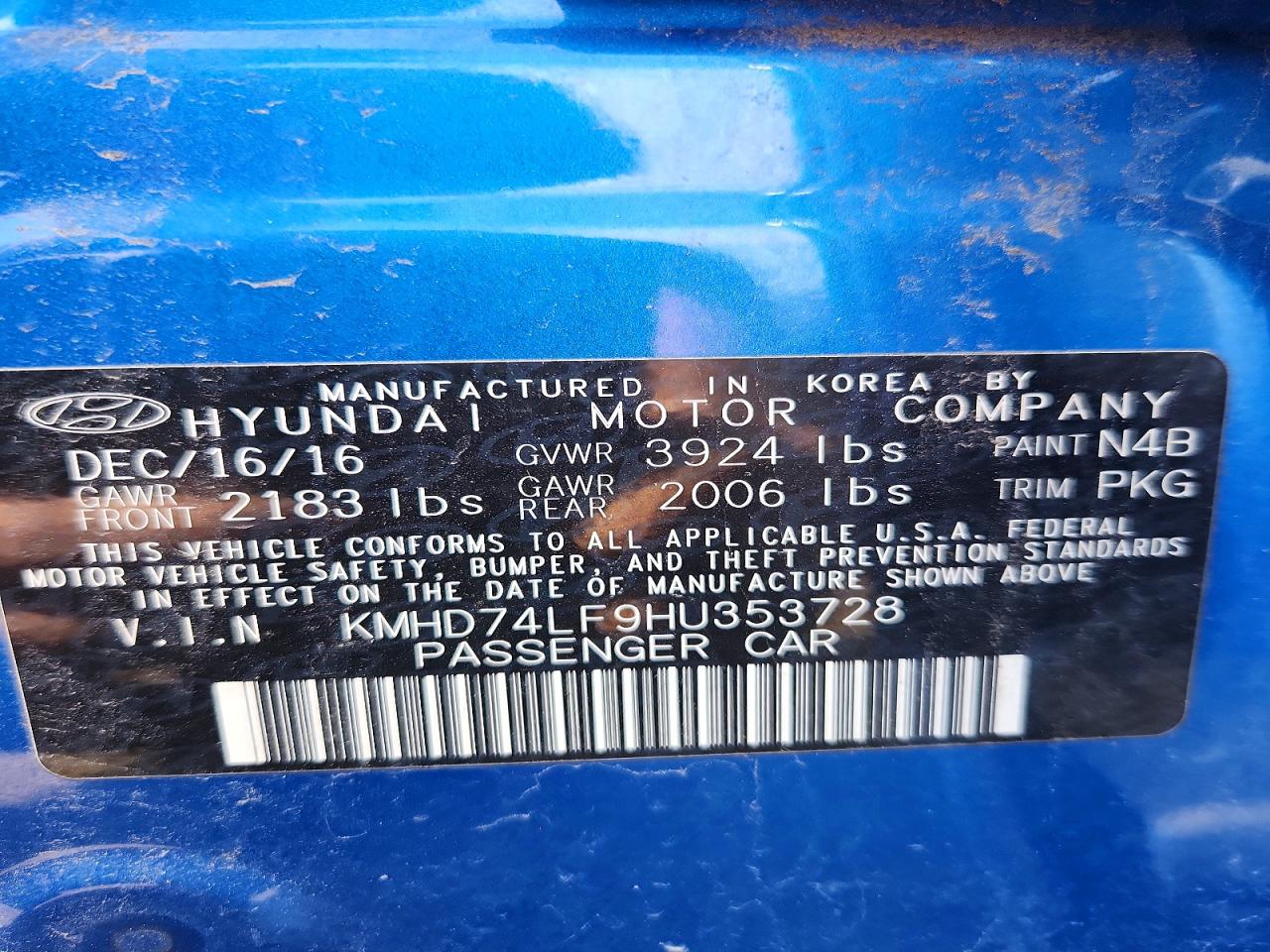2017 HYUNDAI ELANTRA SE photo 25