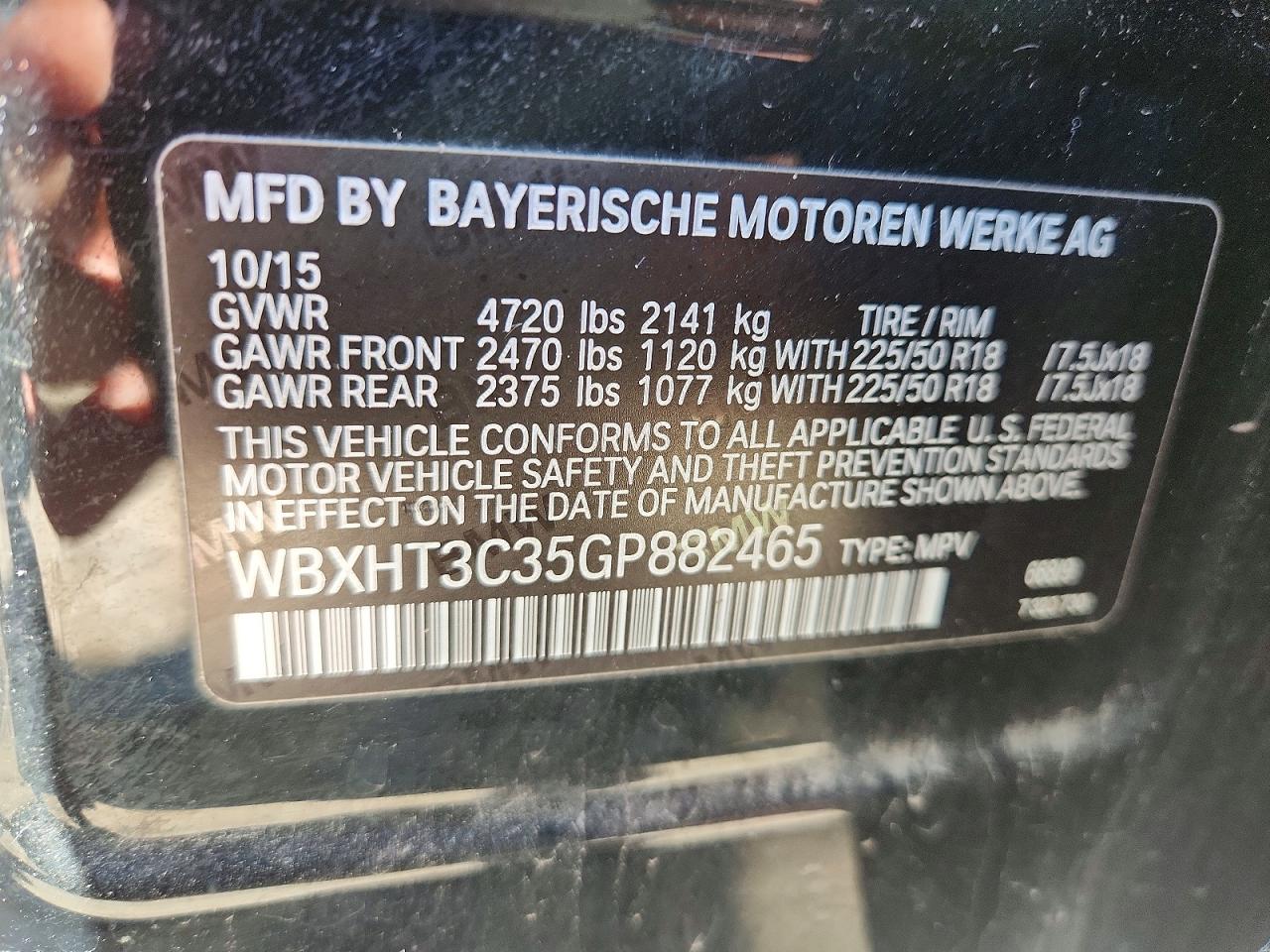 2016 BMW X1 XDRIVE28I photo 12