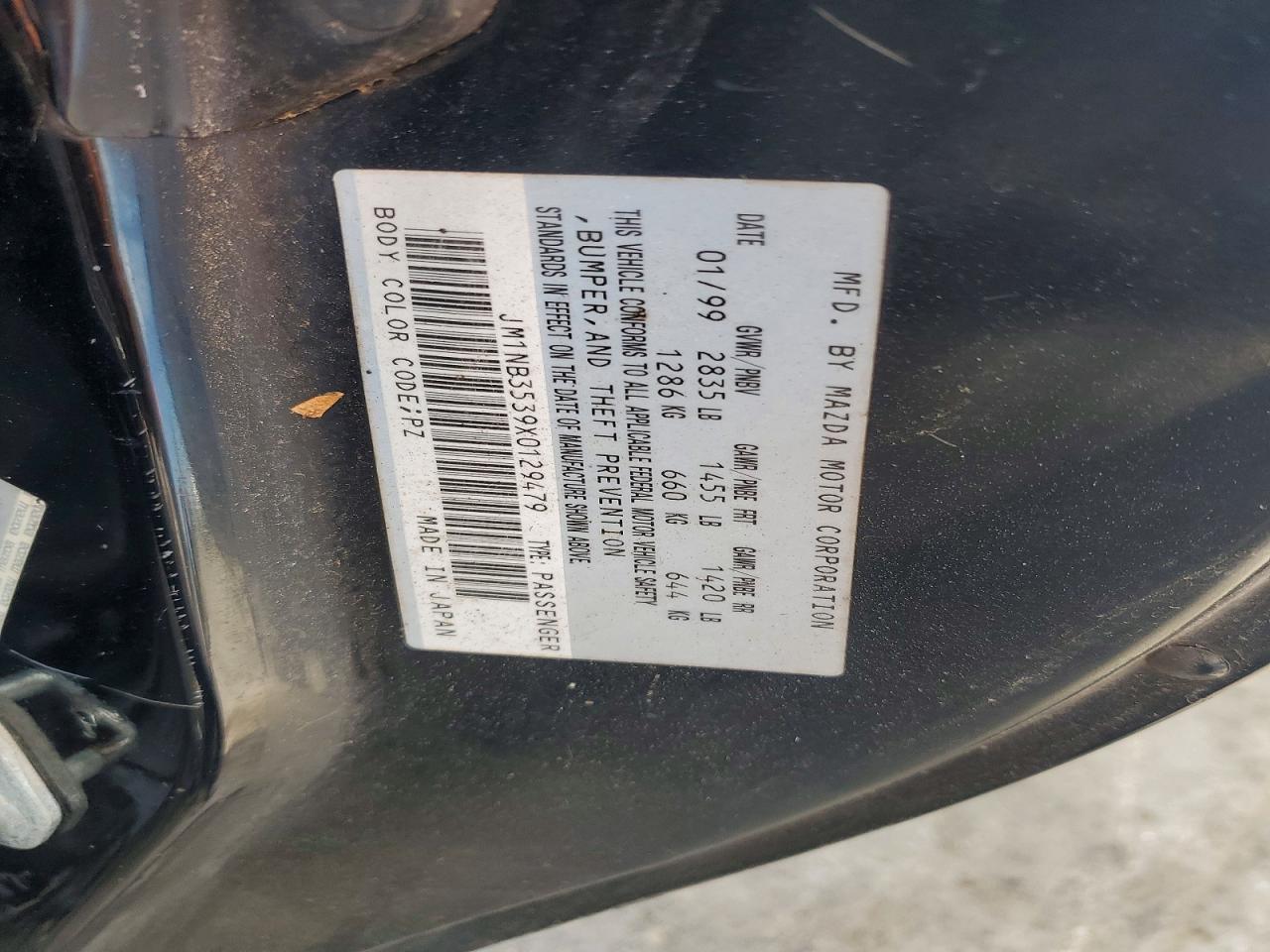 1999 MAZDA MX-5 MIATA photo 34