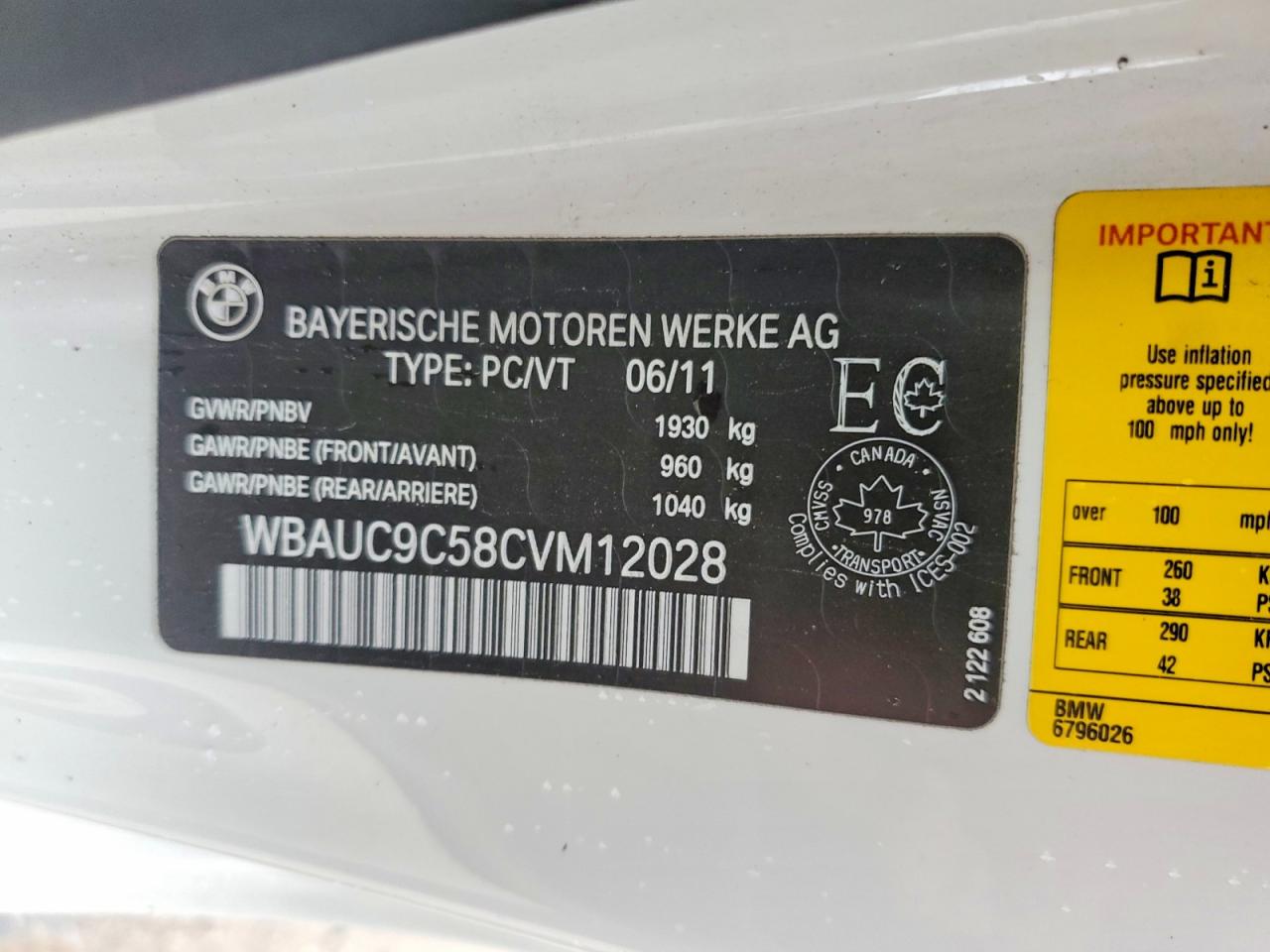 2012 BMW 135 I photo 12